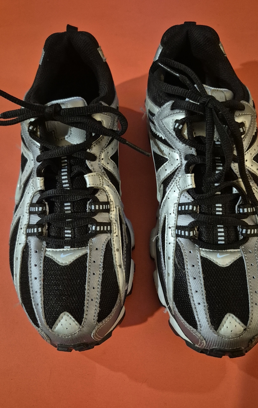 Nike Silver and Black Women's Trail Running Shoes